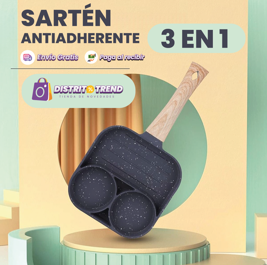 SARTÉN 3 EN 1 ANTIADHERENTE